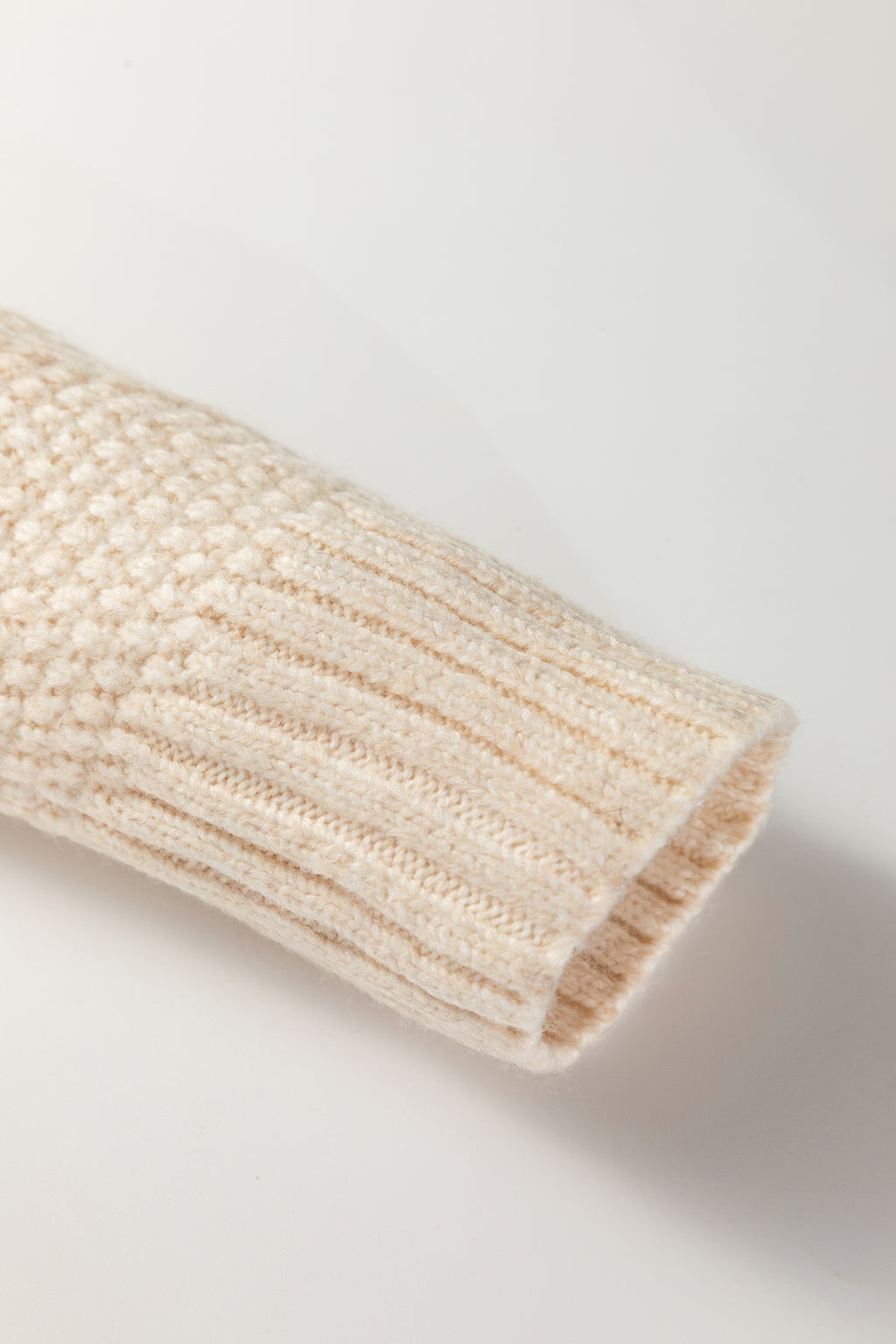 Mist Green Cable Knit Drop Shoulder Loose Fit Sweater Dress