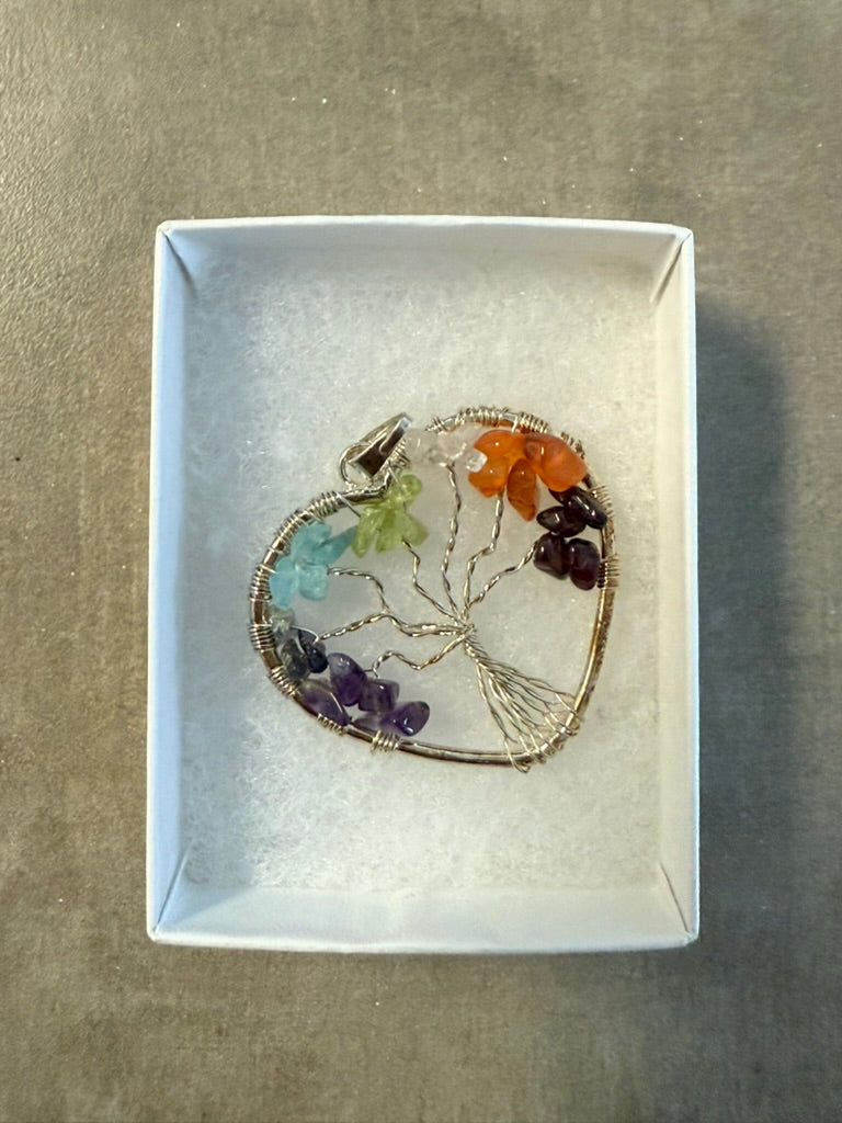 Tree of Life Heart Shaped Pendant