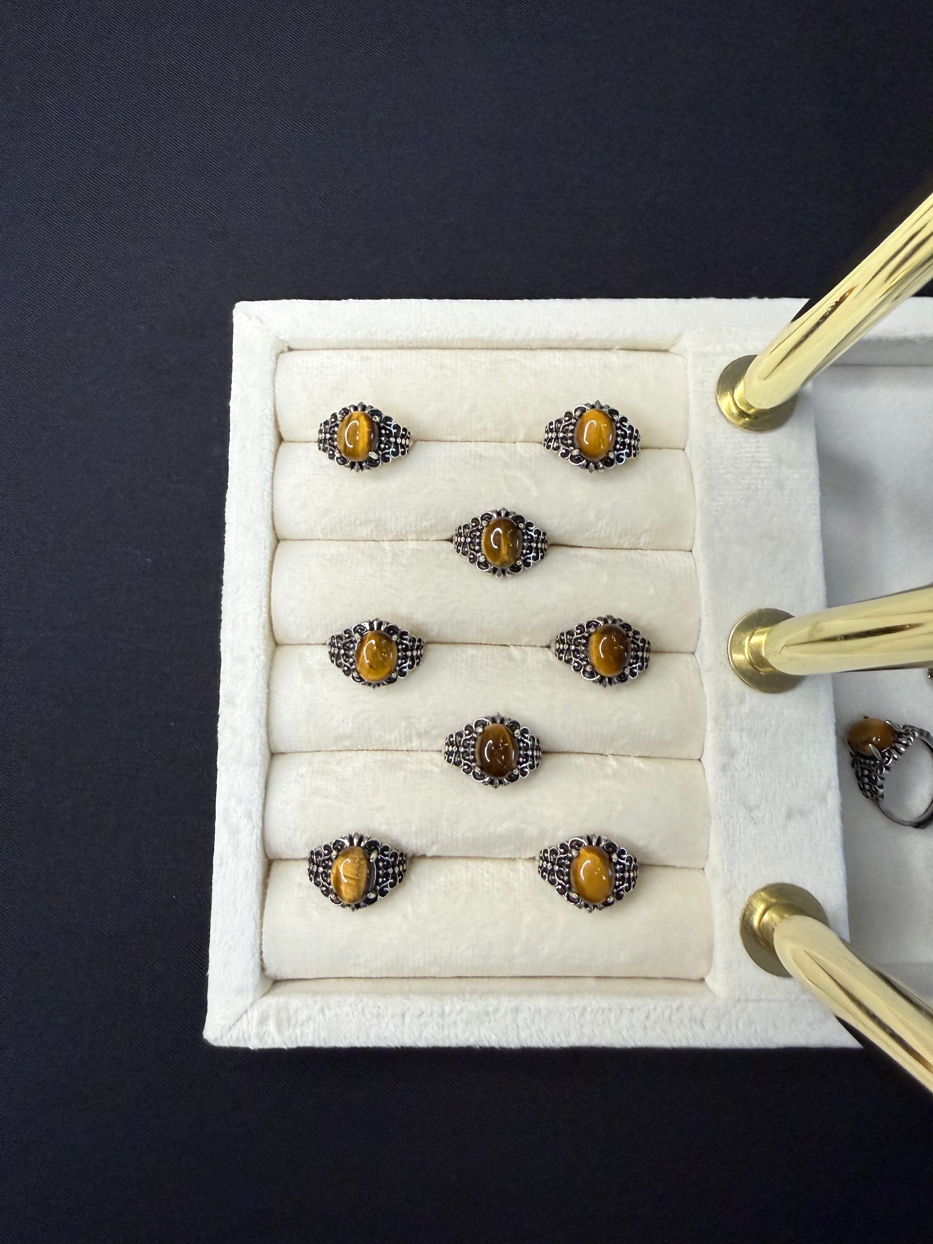 Tiger Eye Rings