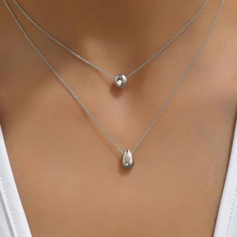 Water Droplet Necklace