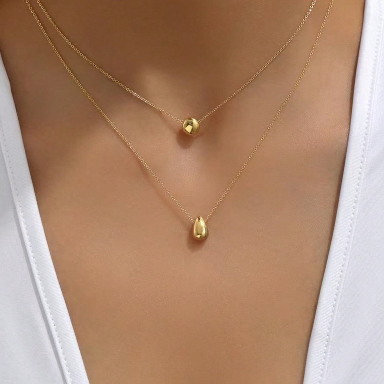 Water Droplet Necklace