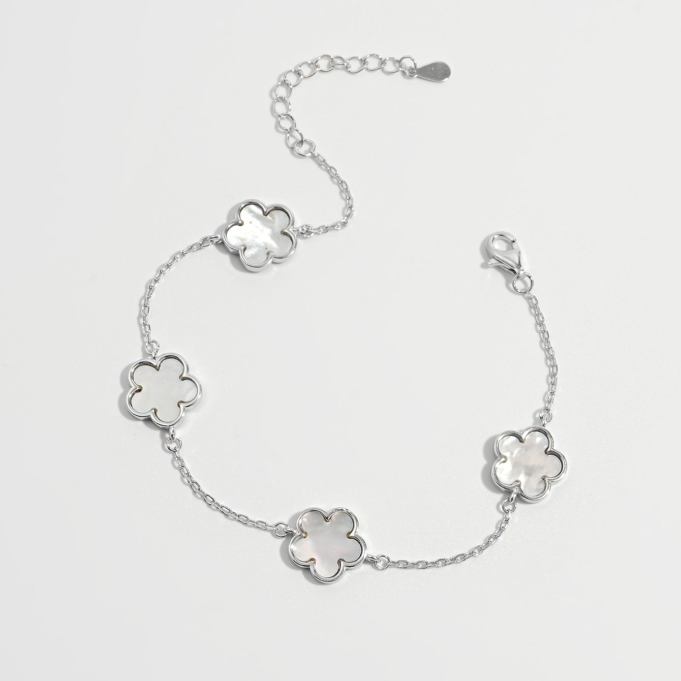 Flower Silver Bracelet