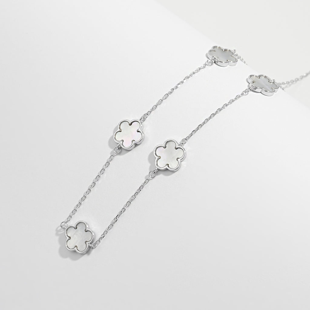 Flower Silver Bracelet