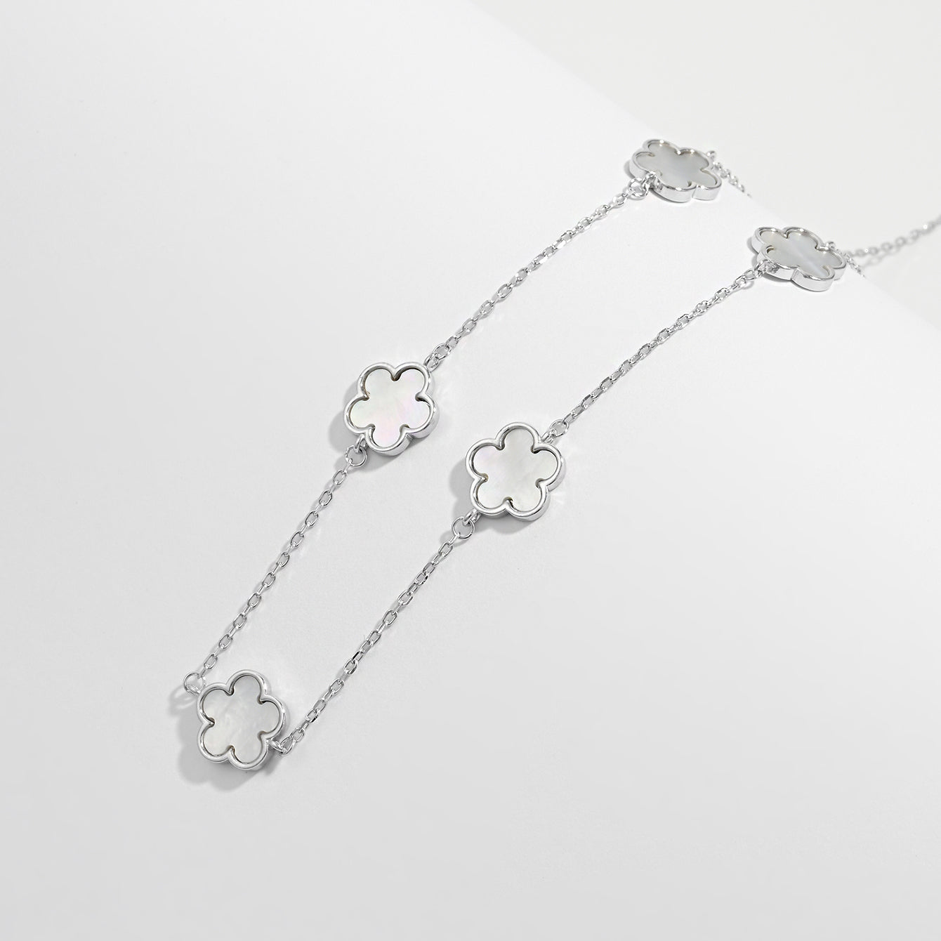 Flower Silver Bracelet
